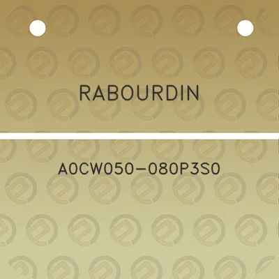 rabourdin-a0cw050-080p3s0