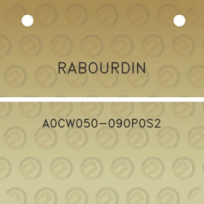 rabourdin-a0cw050-090p0s2