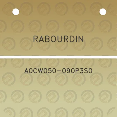 rabourdin-a0cw050-090p3s0