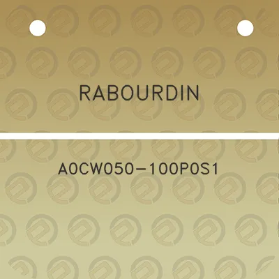 rabourdin-a0cw050-100p0s1