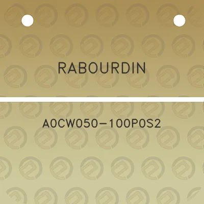 rabourdin-a0cw050-100p0s2