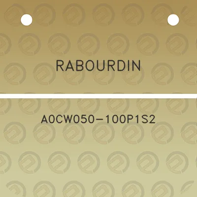 rabourdin-a0cw050-100p1s2