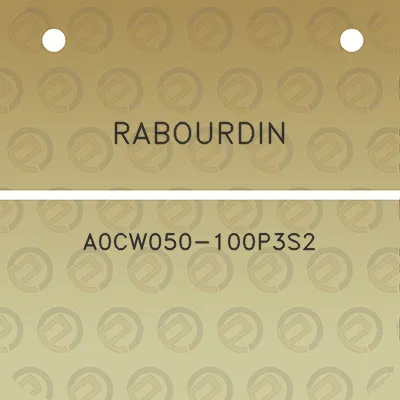 rabourdin-a0cw050-100p3s2