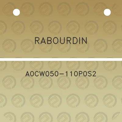 rabourdin-a0cw050-110p0s2