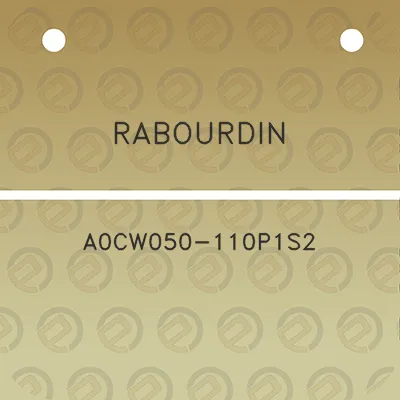 rabourdin-a0cw050-110p1s2