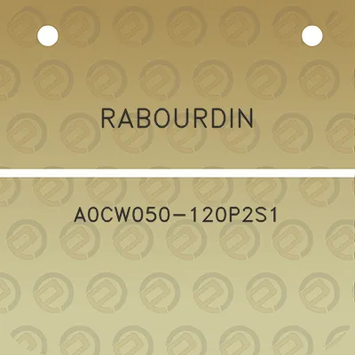 rabourdin-a0cw050-120p2s1