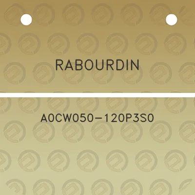 rabourdin-a0cw050-120p3s0