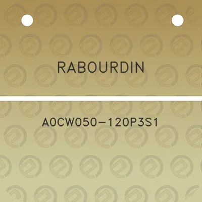 rabourdin-a0cw050-120p3s1