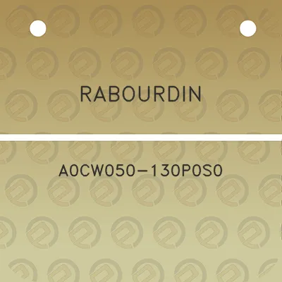 rabourdin-a0cw050-130p0s0