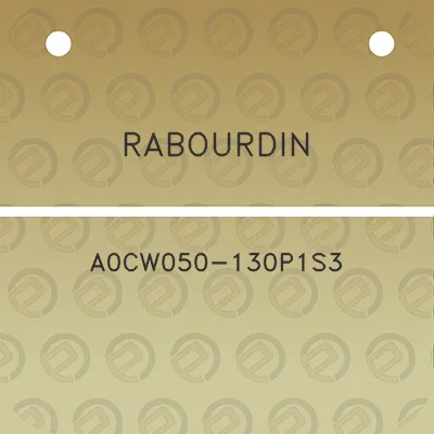 rabourdin-a0cw050-130p1s3