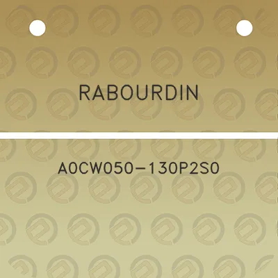 rabourdin-a0cw050-130p2s0