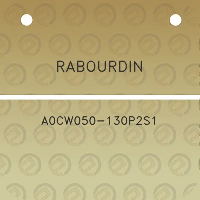 rabourdin-a0cw050-130p2s1