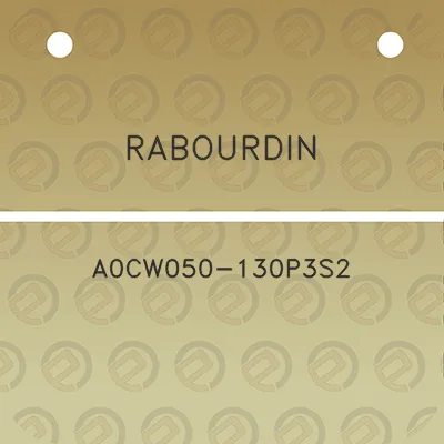 rabourdin-a0cw050-130p3s2