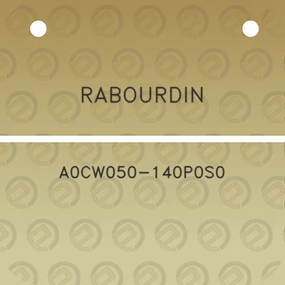 rabourdin-a0cw050-140p0s0