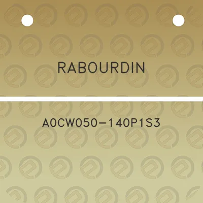 rabourdin-a0cw050-140p1s3