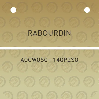 rabourdin-a0cw050-140p2s0