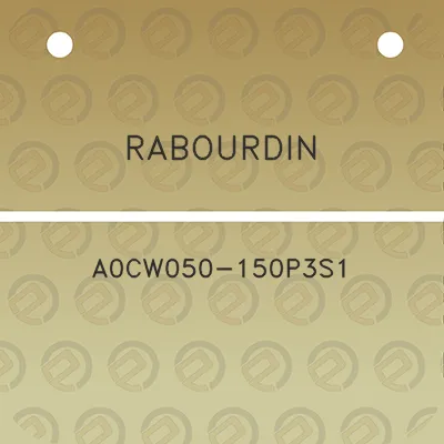 rabourdin-a0cw050-150p3s1