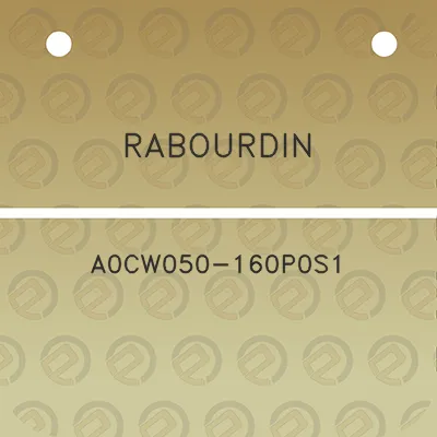 rabourdin-a0cw050-160p0s1