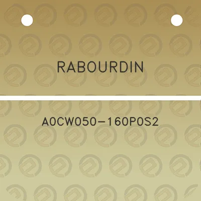 rabourdin-a0cw050-160p0s2