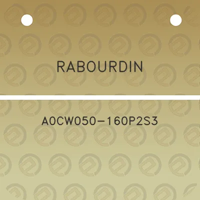 rabourdin-a0cw050-160p2s3