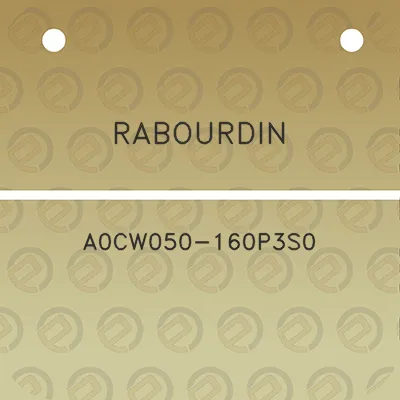 rabourdin-a0cw050-160p3s0