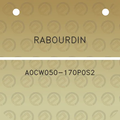 rabourdin-a0cw050-170p0s2