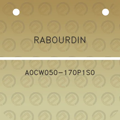 rabourdin-a0cw050-170p1s0