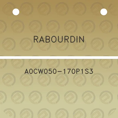 rabourdin-a0cw050-170p1s3