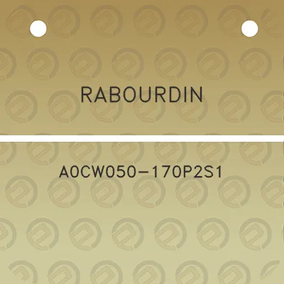 rabourdin-a0cw050-170p2s1