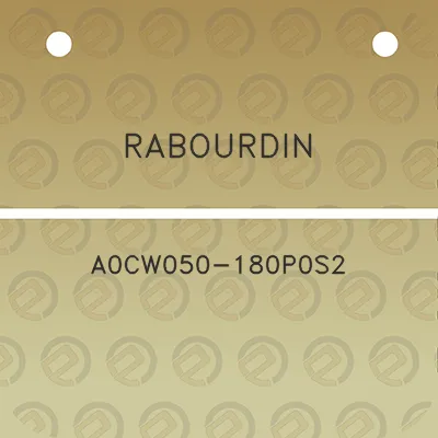 rabourdin-a0cw050-180p0s2