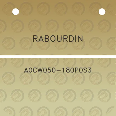 rabourdin-a0cw050-180p0s3