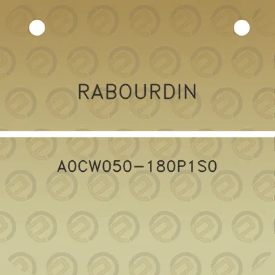 rabourdin-a0cw050-180p1s0