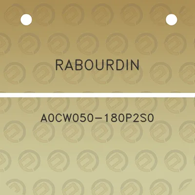 rabourdin-a0cw050-180p2s0