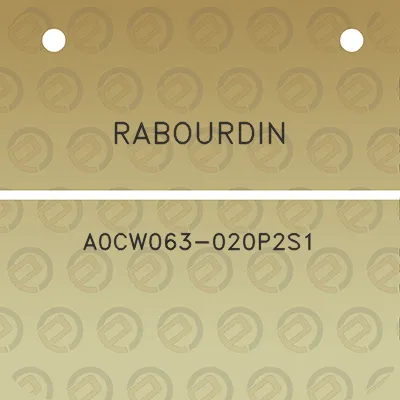 rabourdin-a0cw063-020p2s1