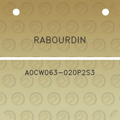 rabourdin-a0cw063-020p2s3