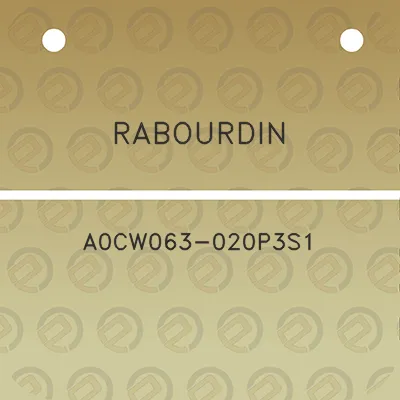 rabourdin-a0cw063-020p3s1