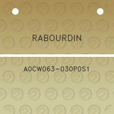 rabourdin-a0cw063-030p0s1