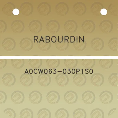 rabourdin-a0cw063-030p1s0