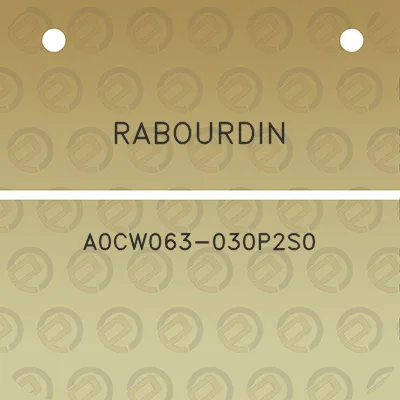 rabourdin-a0cw063-030p2s0