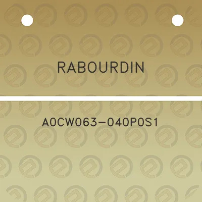 rabourdin-a0cw063-040p0s1