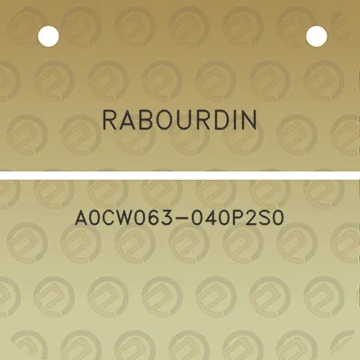 rabourdin-a0cw063-040p2s0