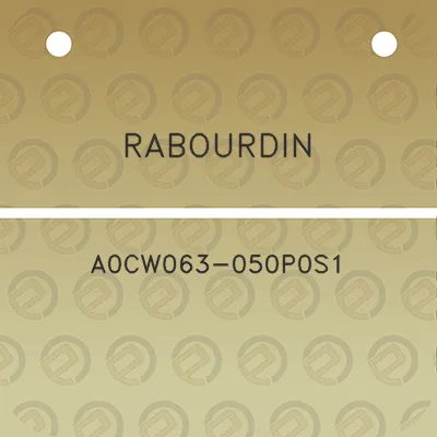 rabourdin-a0cw063-050p0s1