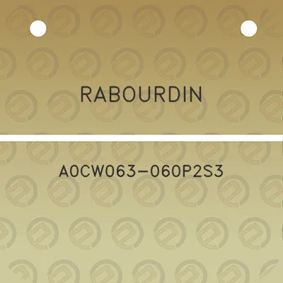 rabourdin-a0cw063-060p2s3