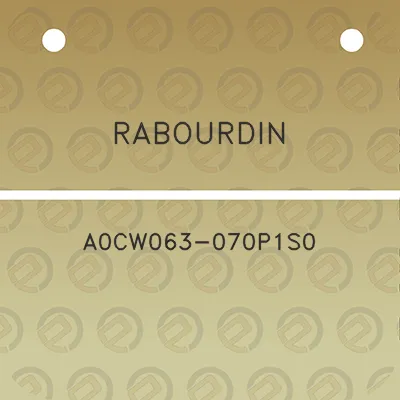 rabourdin-a0cw063-070p1s0