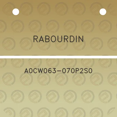 rabourdin-a0cw063-070p2s0