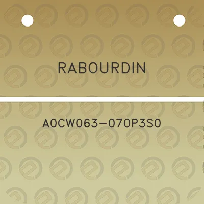 rabourdin-a0cw063-070p3s0