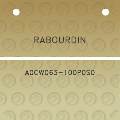 rabourdin-a0cw063-100p0s0