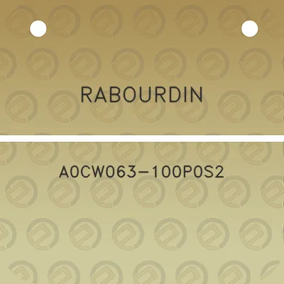 rabourdin-a0cw063-100p0s2