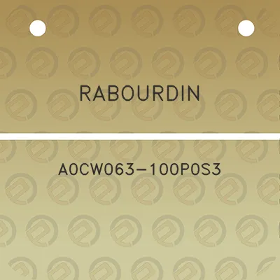 rabourdin-a0cw063-100p0s3