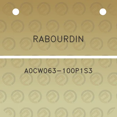 rabourdin-a0cw063-100p1s3